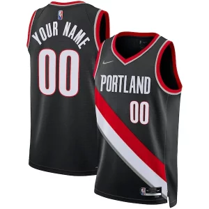 Robusto Incantevole Eccezionale Portland Trail Blazers Nike 2021/22 Diamond Swingman Custom Jersey Icon Edition Black  per i veri fan