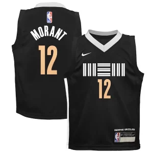 Robusto Ja Morant Memphis Grizzlies Nike Preschool Swingman Replica Jersey City Edition Black  per i veri fan