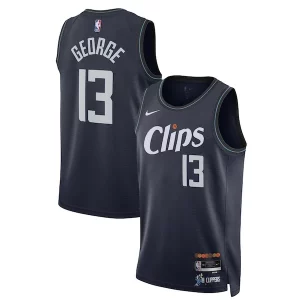 Robusto Paul George LA Clippers Nike Unisex 2023/24 Swingman Jersey Navy City Edition  per i veri fan