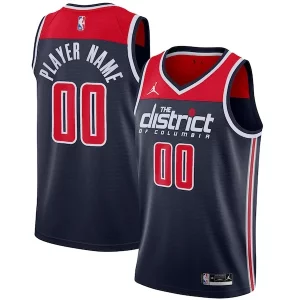 Robusto Prestigioso Washington Wizards Jordan Brand Swingman Custom Jersey Statement Edition Navy  per i veri fan