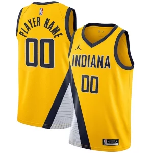 Robusto Splendido Indiana Pacers Jordan Brand Swingman Custom Jersey Statement Edition Gold  per i veri fan