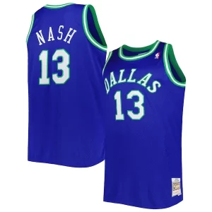 Robusto Versatile Steve Nash Dallas Mavericks Big & Tall Hardwood Classics 1998/99 Swingman Jersey Blue  per i veri fan