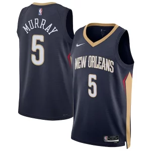 Sofisticato Carino Dejounte Murray New Orleans Pelicans Nike Unisex 2024 Offseason Addition Nike Swingman Jersey Navy  per i veri fan