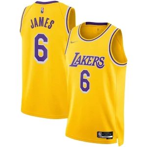 Sofisticato Comodo Accattivante LeBron James Los Angeles Lakers Nike 2021/22 Diamond Swingman Jersey Icon Edition Gold  per i veri fan