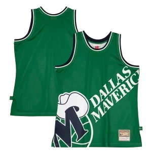 Sofisticato Dallas Mavericks Hardwood Classics Blown Out Fashion Jersey Green  per i veri fan