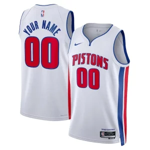 Sofisticato Delizioso Detroit Pistons Nike Unisex Swingman Custom Jersey White Association Edition  per i veri fan
