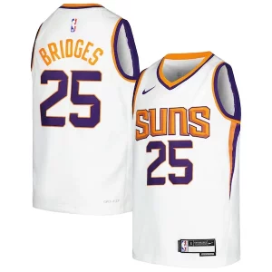Sofisticato Prestigioso Pratico Mikal Bridges Phoenix Suns Nike Youth Swingman Jersey Association Edition White/Purple  per i veri fan