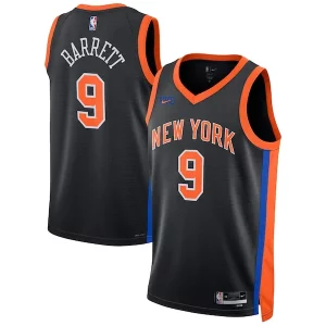 Sofisticato RJ Barrett New York Knicks Nike Unisex 2022/23 Swingman Jersey City Edition Black  per i veri fan