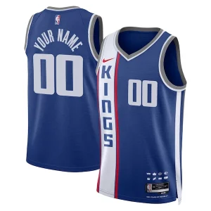 Sofisticato Raffinato Magnifico Sacramento Kings Nike Unisex 2023/24 Custom Swingman Jersey Blue City Edition  per i veri fan
