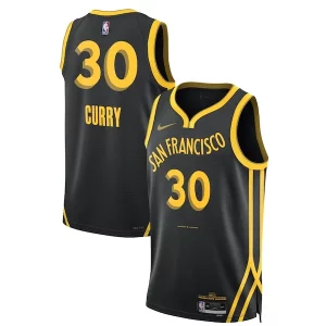 Sofisticato Stephen Curry Golden State Warriors Nike Unisex 2023/24 Swingman Jersey Black City Edition  per i veri fan