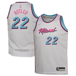 Sofisticato Stupendo Eccezionale Jimmy Butler Miami Heat Nike Youth 2024/25 Swingman Player Jersey City Edition White  per i veri fan