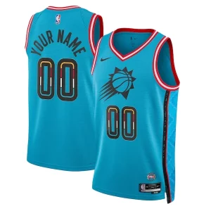 Splendido Cool Phoenix Suns Nike Unisex 2022/23 Swingman Custom Jersey City Edition Turquoise  per i veri fan