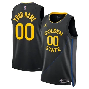 Splendido Fantastico Meraviglioso Golden State Warriors Jordan Brand Unisex 2024/25 Custom Swingman Jersey Statement Edition Black  per i veri fan