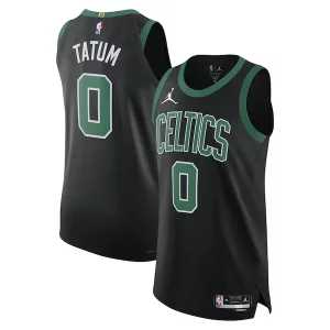 Splendido Jayson Tatum Boston Celtics Jordan Brand Authentic Player Jersey Statement Edition Black  per i veri fan