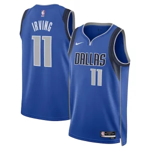 Splendido Kyrie Irving Dallas Mavericks Nike Unisex Swingman Replica Jersey Icon Edition Blue  per i veri fan
