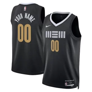 Splendido Memphis Grizzlies Nike Unisex 2023/24 Custom Swingman Jersey Black City Edition  per i veri fan