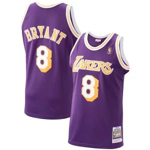 Splendido Ottimo Men's Los Angeles Lakers Kobe Bryant Purple 1996/97 Hardwood Classics Authentic Jersey/Gold/Royal  per i veri fan
