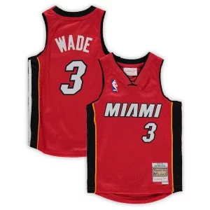 Splendido Prestigioso Dwyane Wade Miami Heat Preschool 2005 06 Hardwood Classics Player Jersey Red  per i veri fan