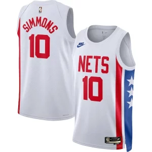 Splendido Stupendo Bellissimo Ben Simmons Brooklyn Nets Nike Swingman Jersey Classic Edition White  per i veri fan