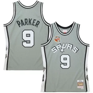 Splendido Tony Parker San Antonio Spurs Unisex Hall of Fame Class of 2023 Throwback Swingman Jersey Gray  per i veri fan
