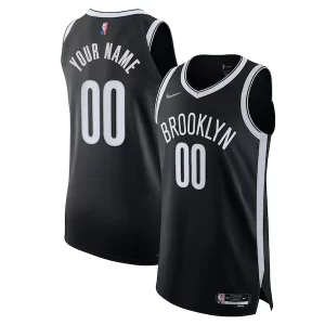 Stupendo Brooklyn Nets Nike 2021/22 Diamond Authentic Custom Jersey Icon Edition Black  per i veri fan
