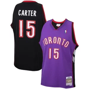 Stupendo Carino Vince Carter Toronto Raptors 1999/00 Hardwood Classics Swingman Jersey Purple/White  per i veri fan