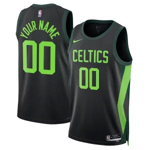 Stupendo Classico Bellissimo Boston Celtics Nike Unisex 2024/25 Custom Swingman Jersey City Edition Black  per i veri fan