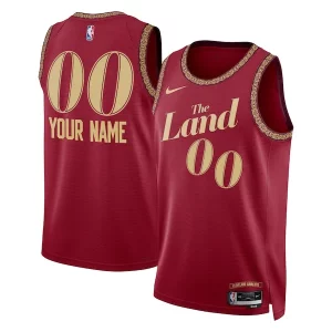 Stupendo Cleveland Cavaliers Nike Unisex 2023/24 Custom Swingman Jersey Wine City Edition  per i veri fan