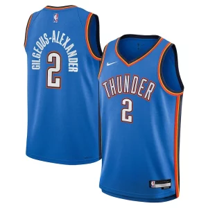 Gorgeous Eccezionale Versatile Shai Gilgeous Alexander Oklahoma City Thunder Nike Youth Swingman Jersey Icon Edition Blue  per i veri fan
