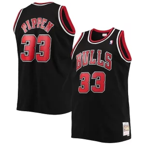 Stupendo Eccezionale Scottie Pippen Chicago Bulls Big & Tall Hardwood Classics Swingman Jersey Black/Red  per i veri fan