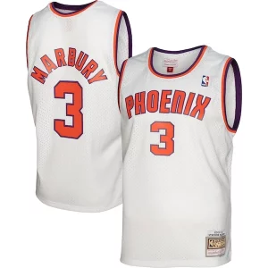 Stupendo Eccezionale Stephon Marbury Phoenix Suns 2001/02 Hardwood Classics Swingman Jersey White  per i veri fan