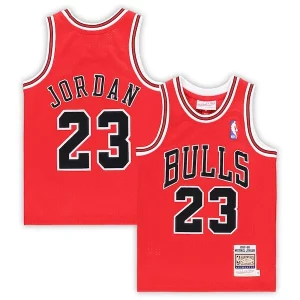 Stupendo Fantastico Gorgeous Michael Jordan Chicago Bulls Preschool 1997/98 Hardwood Classics Authentic Jersey Red/Black/White  per i veri fan
