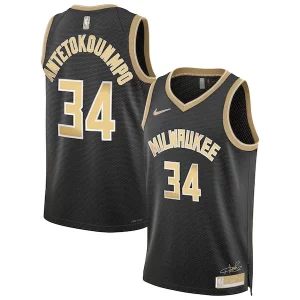 Stupendo Giannis Antetokounmpo Milwaukee Bucks Nike Unisex Select Series Swingman Jersey Black  per i veri fan