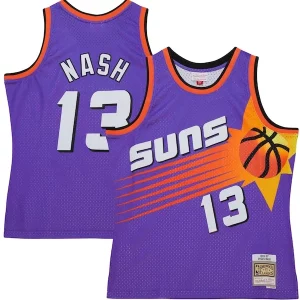 Stupendo Gorgeous Fantastico Steve Nash Phoenix Suns Hardwood Classics 1996/97 Tropical Swingman Jersey Purple  per i veri fan