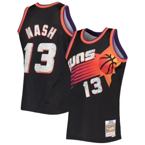Stupendo Gorgeous Incantevole Steve Nash Phoenix Suns 1996/97 Hardwood Classics NBA 75th Anniversary Diamond Swingman Jersey Black  per i veri fan
