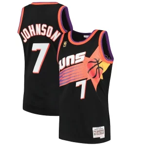 Stupendo Kevin Johnson Phoenix Suns 1996/97 Hardwood Classics Swingman Jersey Black  per i veri fan
