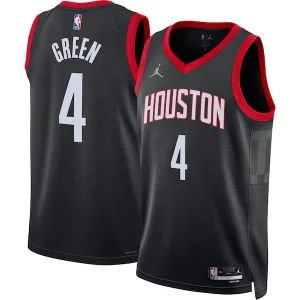 Stupendo Meraviglioso Jalen Green Houston Rockets Jordan Brand Unisex Swingman Jersey Statement Edition Black  per i veri fan