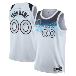 Stupendo Minnesota Timberwolves Nike Unisex 2024/25 Custom Swingman Jersey City Edition White  per i veri fan