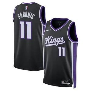Stupendo Ottimo Accattivante Domantas Sabonis Sacramento Kings Nike Unisex Swingman Player Jersey Icon Edition Black  per i veri fan