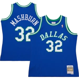 Stupendo Splendido Jamal Mashburn Dallas Mavericks 2001/02 Hardwood Classics Swingman Jersey Blue  per i veri fan
