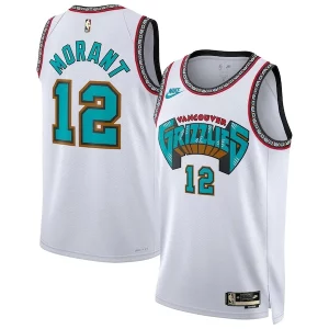 Trendy Comodo Ja Morant Memphis Grizzlies Nike Unisex 2024/25 Swingman Jersey White Classic Edition  per i veri fan