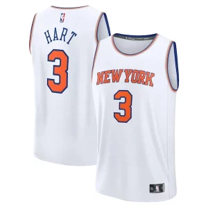 Trendy Fantastico Duraturo Josh Hart New York Knicks Fast Break Replica Player Jersey Association Edition White  per i veri fan