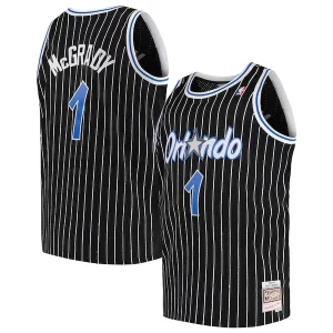 Trendy Fantastico Tracy McGrady Orlando Magic 2003/04 Big & Tall Hardwood Classics Swingman Jersey Black/Blue  per i veri fan