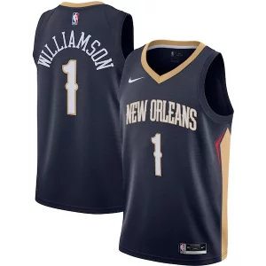Trendy Incantevole Zion Williamson New Orleans Pelicans Nike Swingman Jersey Navy Icon Edition  per i veri fan
