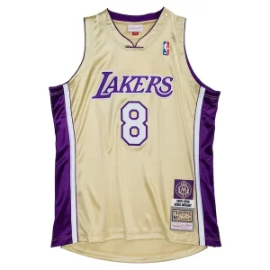 Trendy Kobe Bryant Los Angeles Lakers Hall of Fame Class of 2020 #8 Authentic Jersey Gold/Purple  per i veri fan