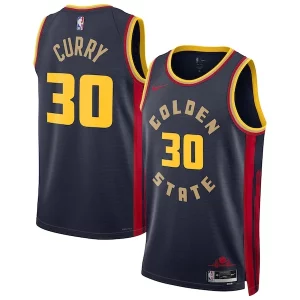 Trendy Resistente Carino Stephen Curry Golden State Warriors Nike Unisex 2024/25 Swingman Player Jersey City Edition Navy  per i veri fan