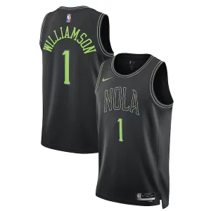 Trendy Resistente Zion Williamson New Orleans Pelicans Nike Unisex 2023/24 Swingman Jersey Black City Edition  per i veri fan
