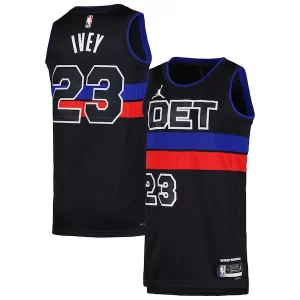 Trendy Splendido Jaden Ivey Detroit Pistons Jordan Brand Unisex Swingman Jersey Statement Edition Black  per i veri fan
