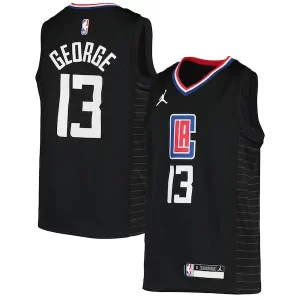 Versatile Accattivante Splendido Paul George LA Clippers Jordan Brand Youth 2020/21 Swingman Player Jersey Black Statement Edition  per i veri fan