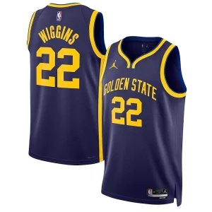 Moderno Andrew Wiggins Golden State Warriors Jordan Brand Unisex Swingman Jersey Statement Edition Navy  per i veri fan